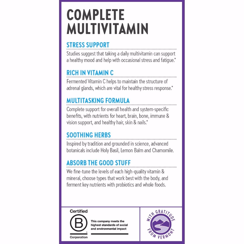 New Chapter Perfect Calm Multivitamin - 72 Tablets 2