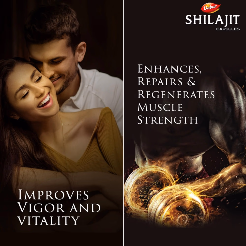 Dabur Shilajit Capsules 100s 3