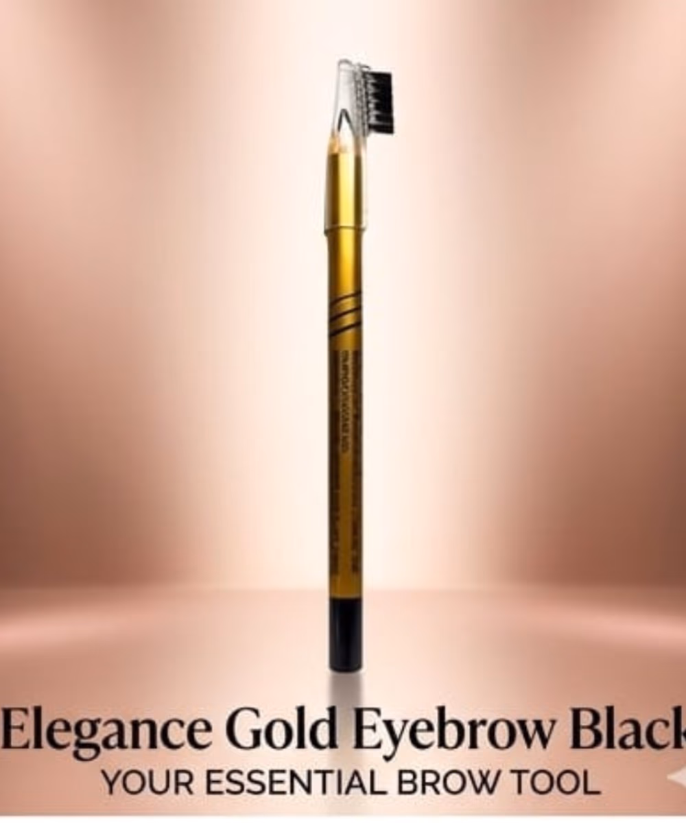 Elegance Gold Eyebrow Black 5
