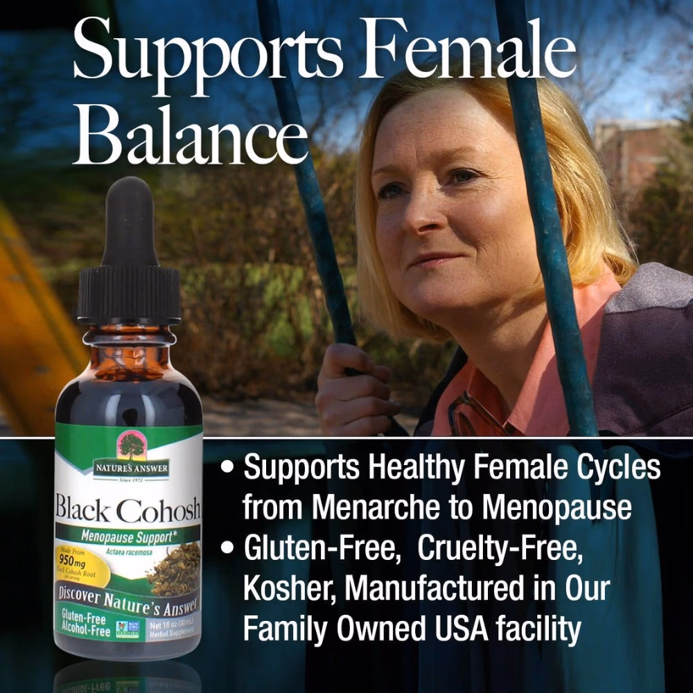 Natures Answer Black Cohosh 950mg Drops 30ml 2