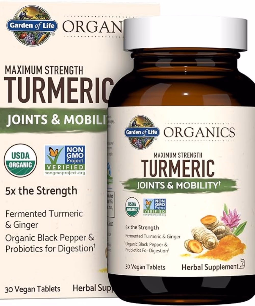 Garden of Life Mykind Maximum Strength Turmeric Vegan Tablets 30S 3
