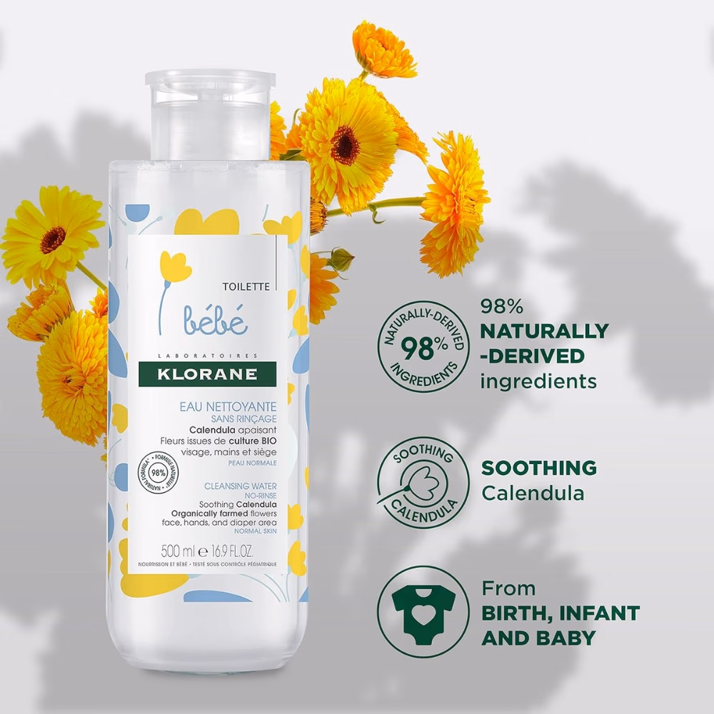 Klorane Baby Gentle Cleansing Gel Without Pump 500ml 2