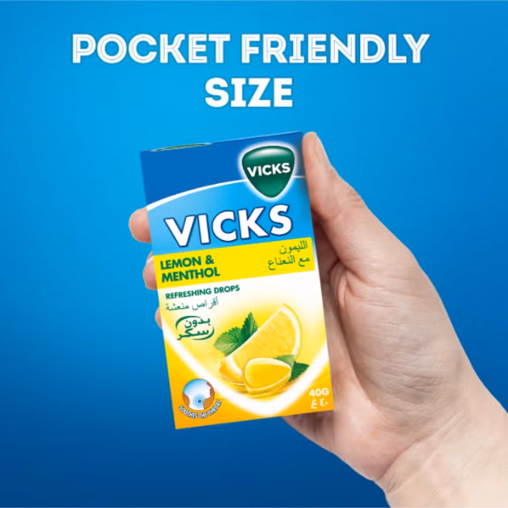 Vicks Cough Drops Lemon 40g 3
