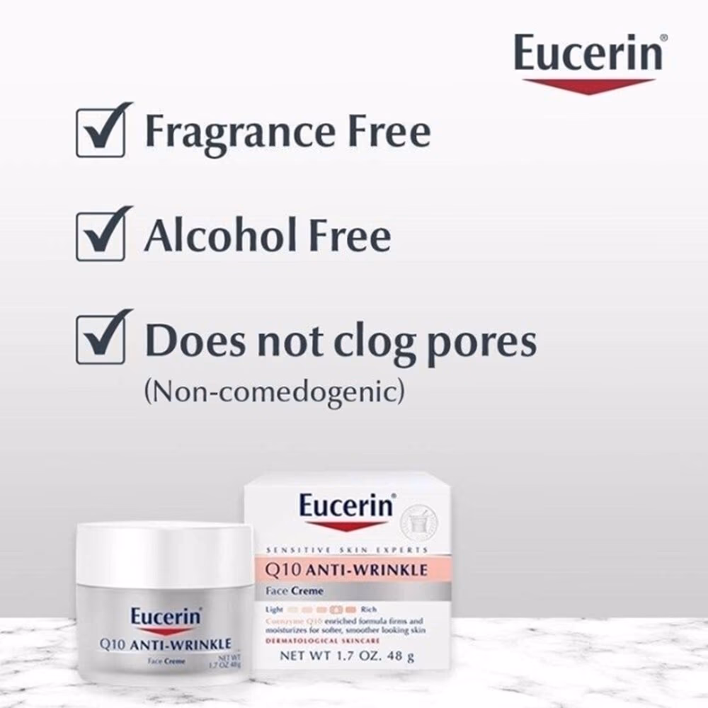 Eucerin Q10 Anti-Wrinkle Face Cream 48gm 3