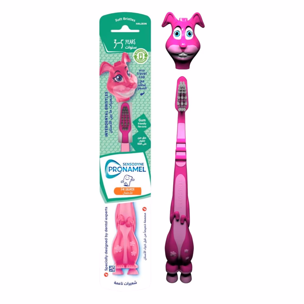 Sensodyne Pronamel Toothbrush for Children 3-5 Years - Bunny/Croco 2