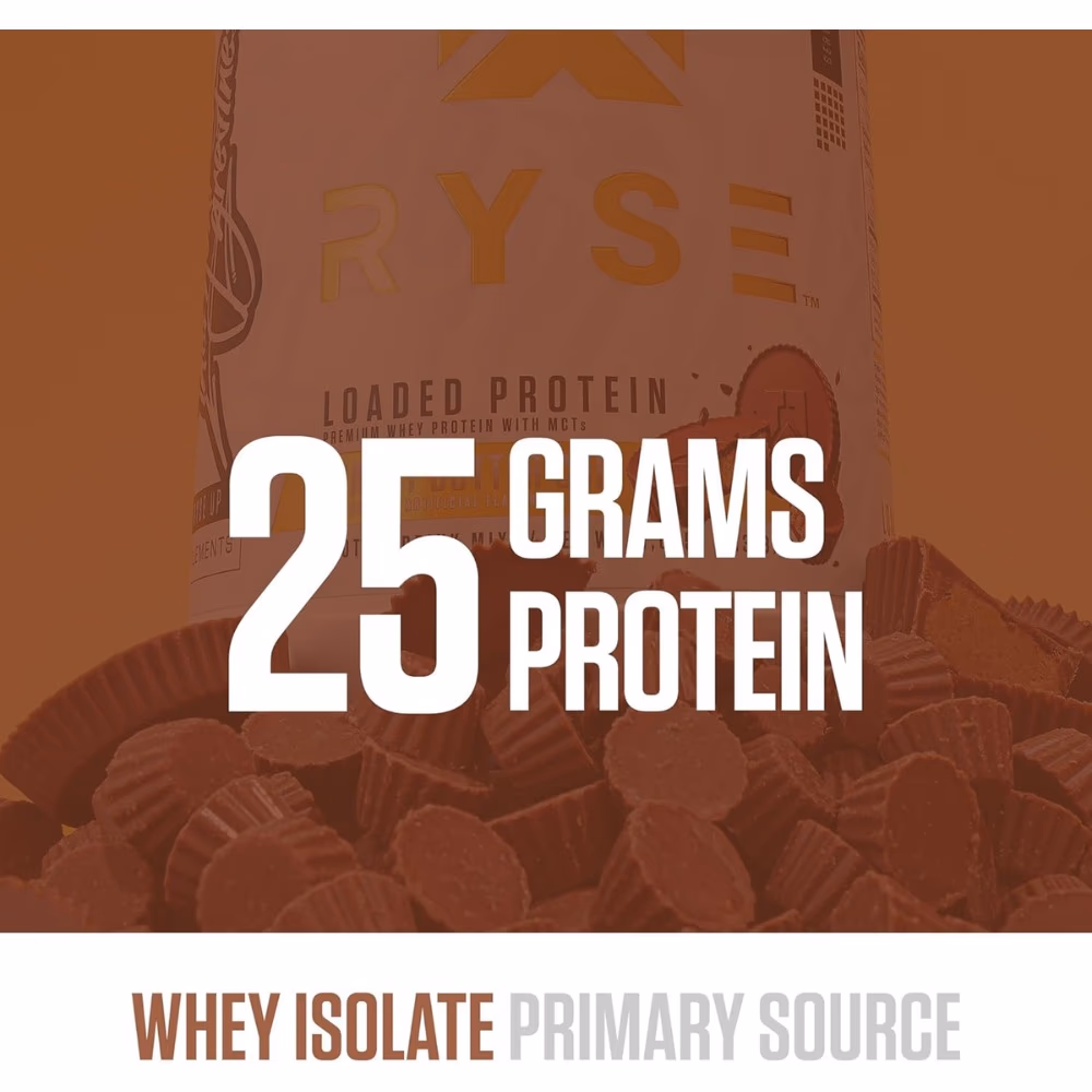 Ryse Loaded Protein Drink Mix Peanut Butter Cup 2.3lb 3