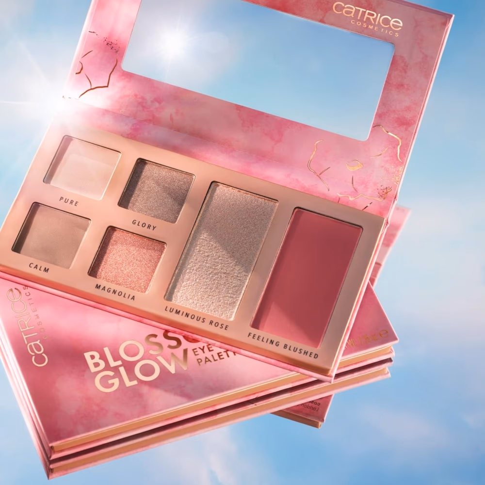 Catrice Blossom Glow Eye and Cheek Palette  4