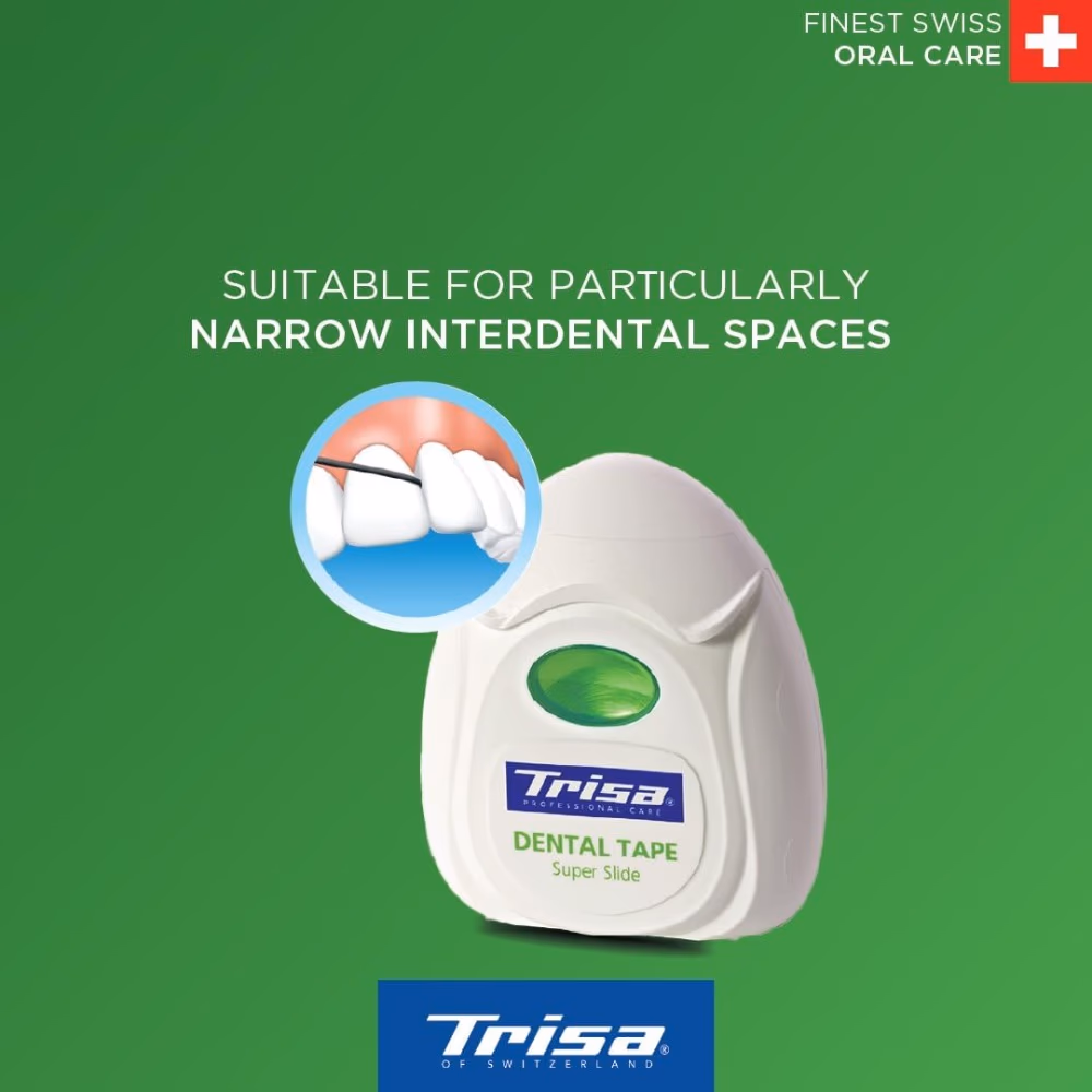 Trisa Dental Floss Tape Mint  4