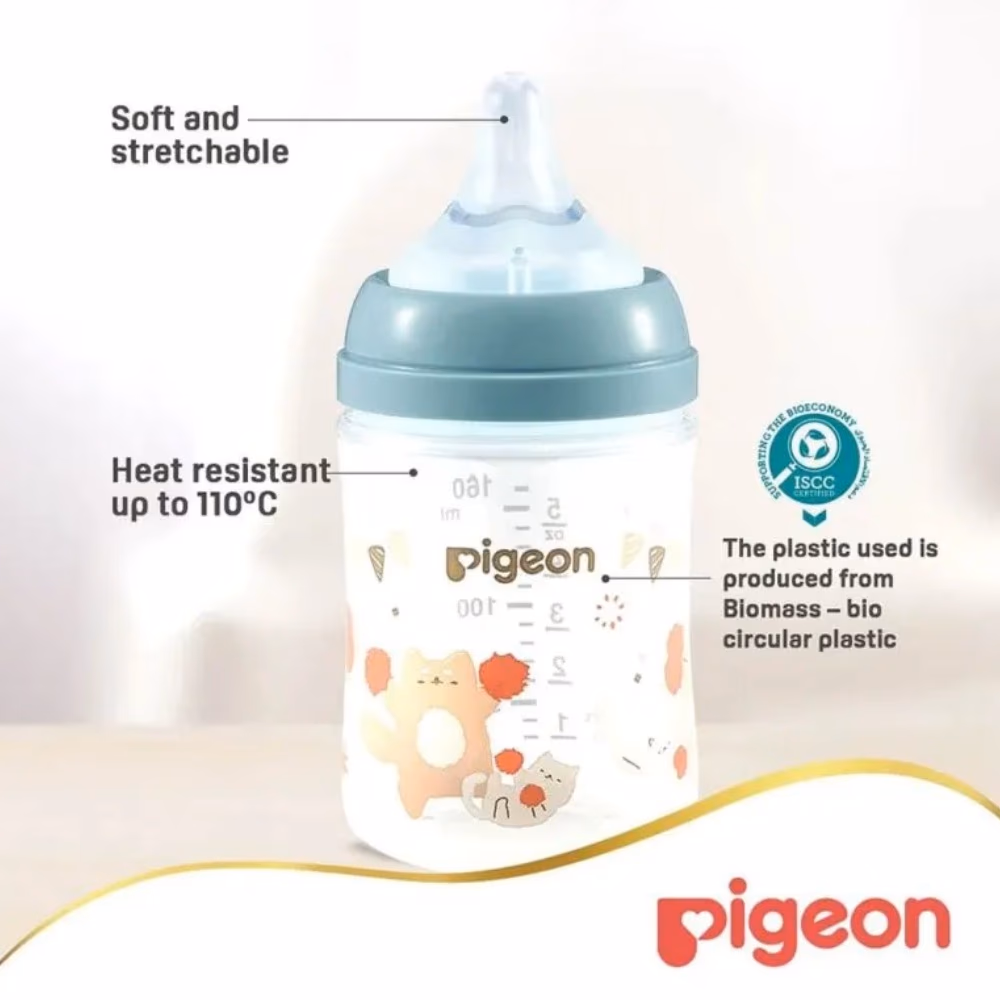 Pigeon SofTouch Plastic Bottle PAB1227 0+ Months 160ml 3