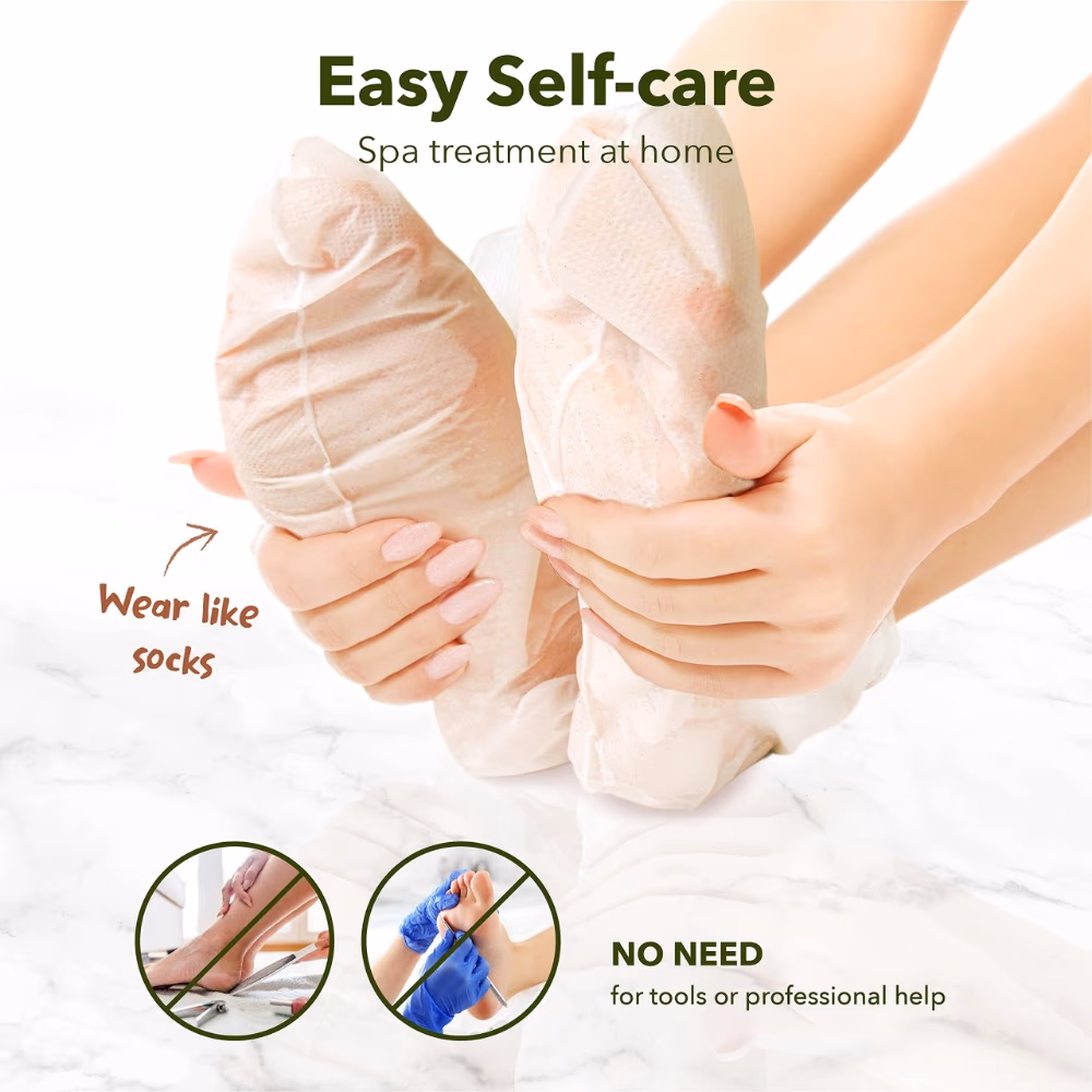 Purederm Shiny-Soft Foot Peeling Mask 2S ADS-355 5