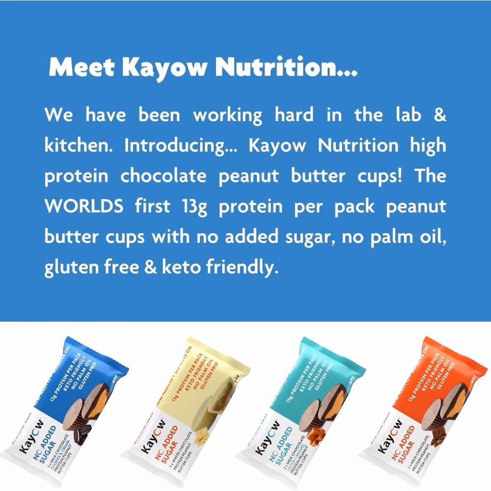 KAYOW Peanut Butter Cups Cookies & Cream 44GM 4