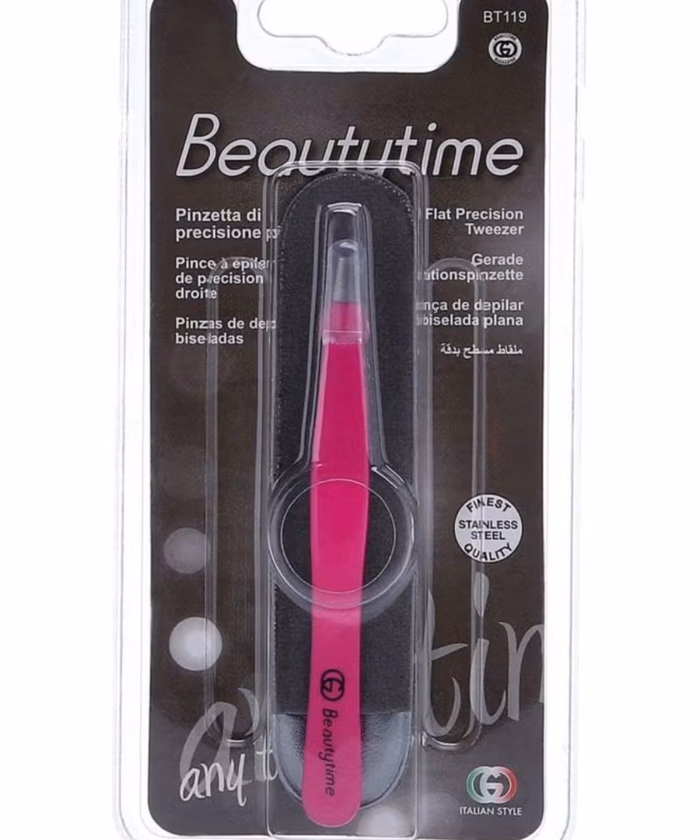 Beautytime BT 119 Flat Precision Tweezers 2