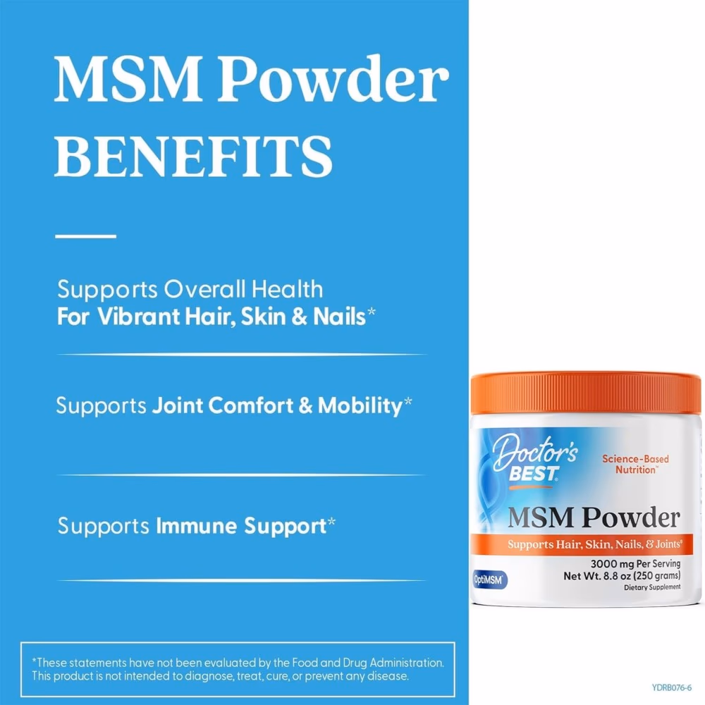 Doctors Best MSM Powder 250gm 2