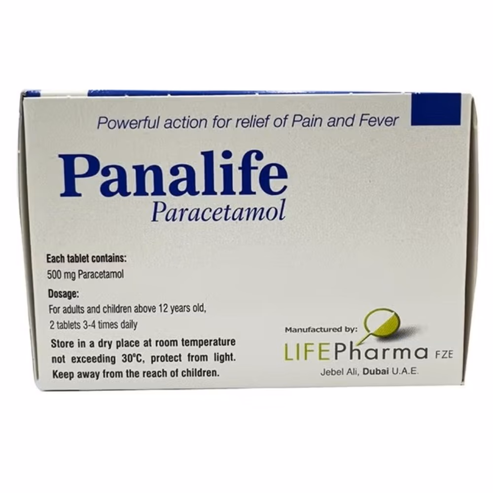 Panalife 500 mg Paracetamol Tablets 96's 3