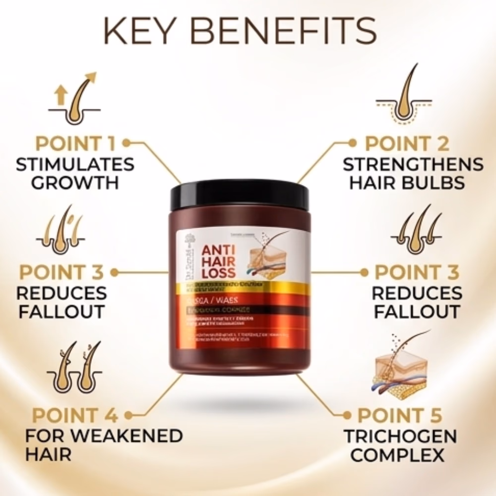 Dr. Sante Anti Hair Loss Hair Mask 1000ml 3