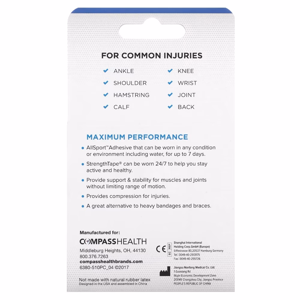 StrengthTape Kinesiology Royal Blue Strips – 20 Count 2