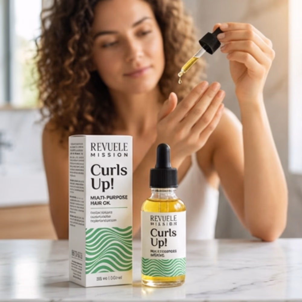Revuele Curls Up Multi Purpose Hair Oil 30Ml 3