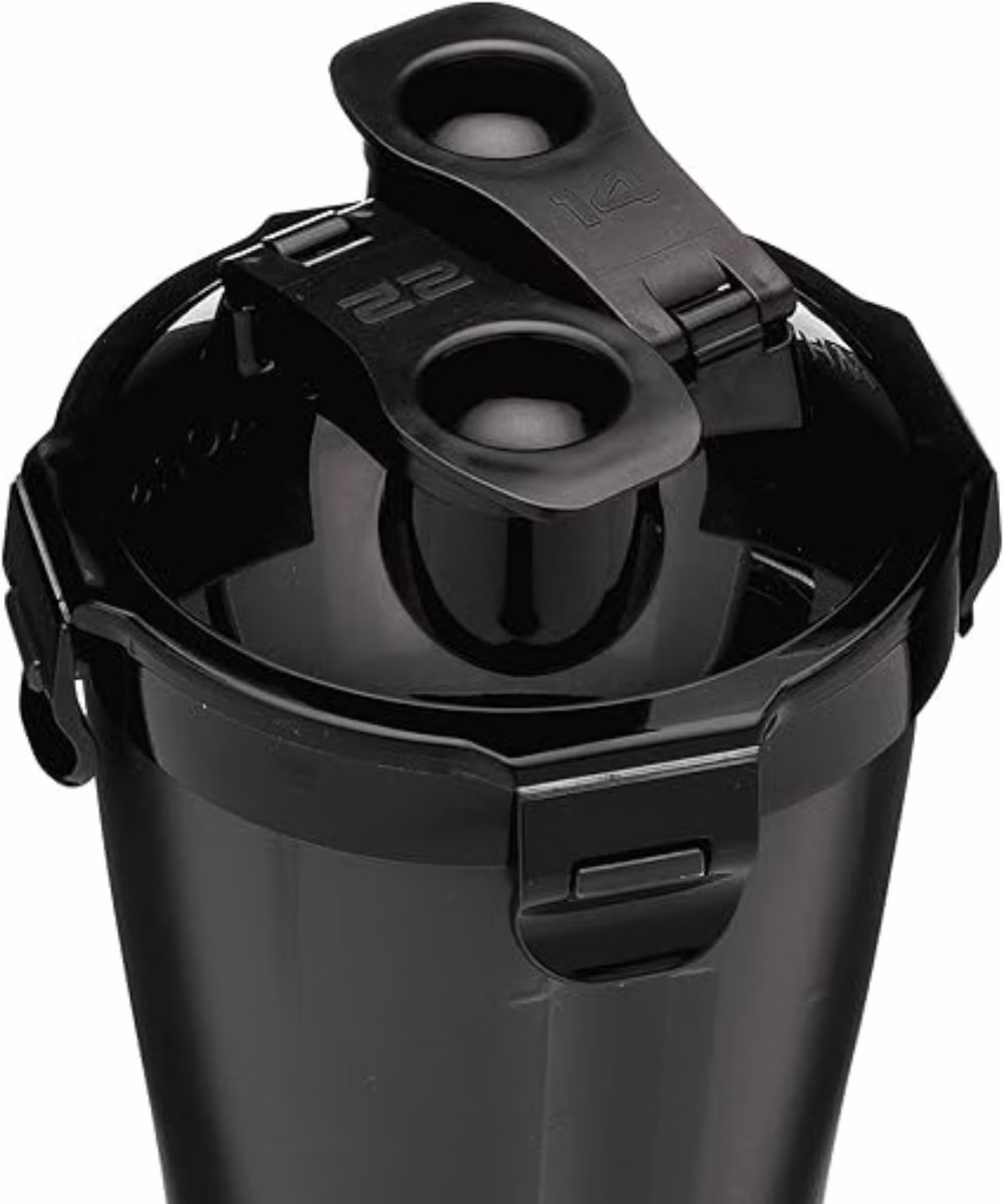 Hydra Cup Shaker Full Color Black 15oz  2