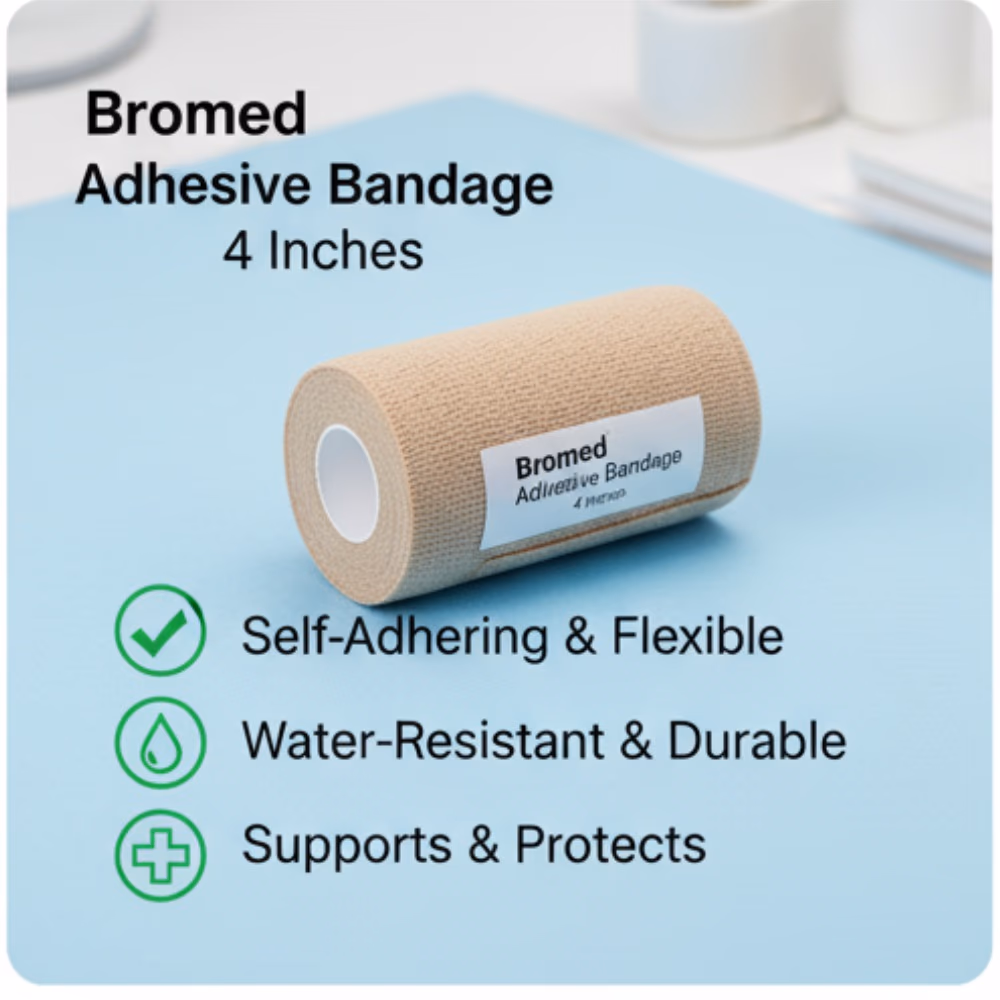 Bromed Adhesive Bandage 4 Inches 5