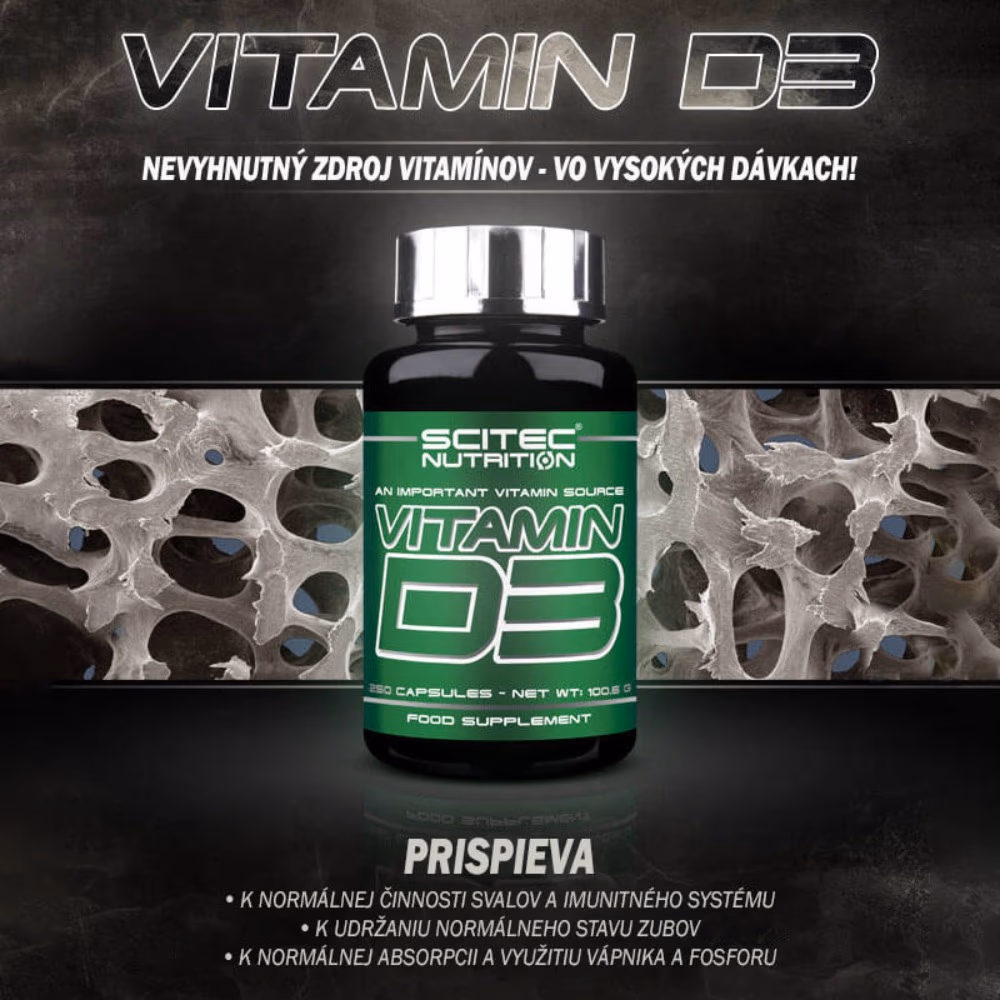 Scitec Nutrition Vitamin D3 - 250 Capsules 2