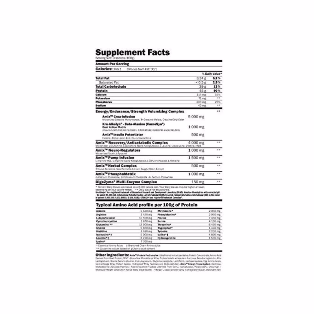 Amix Anabolic Masster Forest Fruits 500g 2