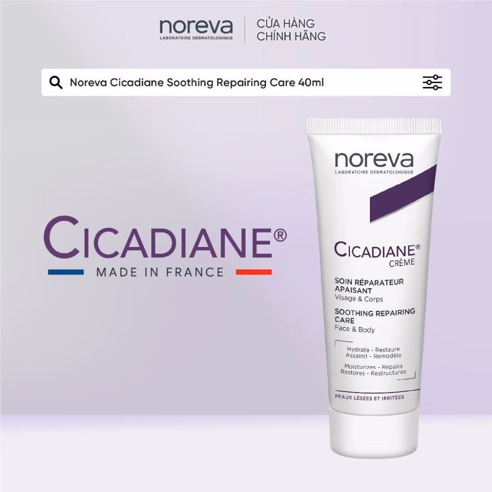 Noreva Cicadiane Soothing Repairing Cream 40ml 4