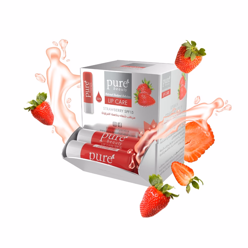 Pure Beauty Lip Balm Strawberry 4.2g 3