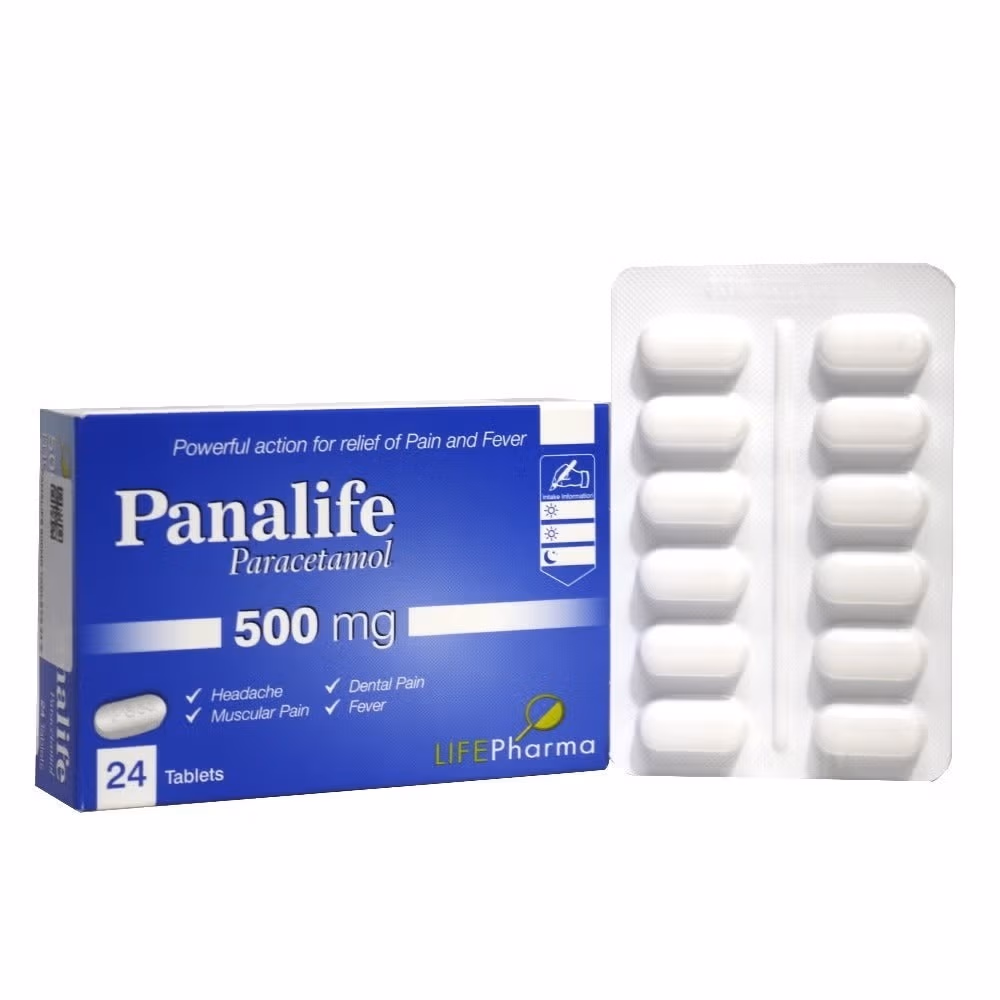 Panalife 500 mg Paracetamol Tablets 24's 2