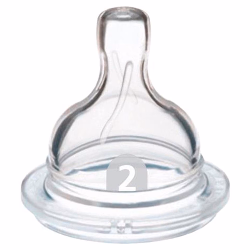 Philips Avent Silicone Teat 2-Hole 1M+ 3