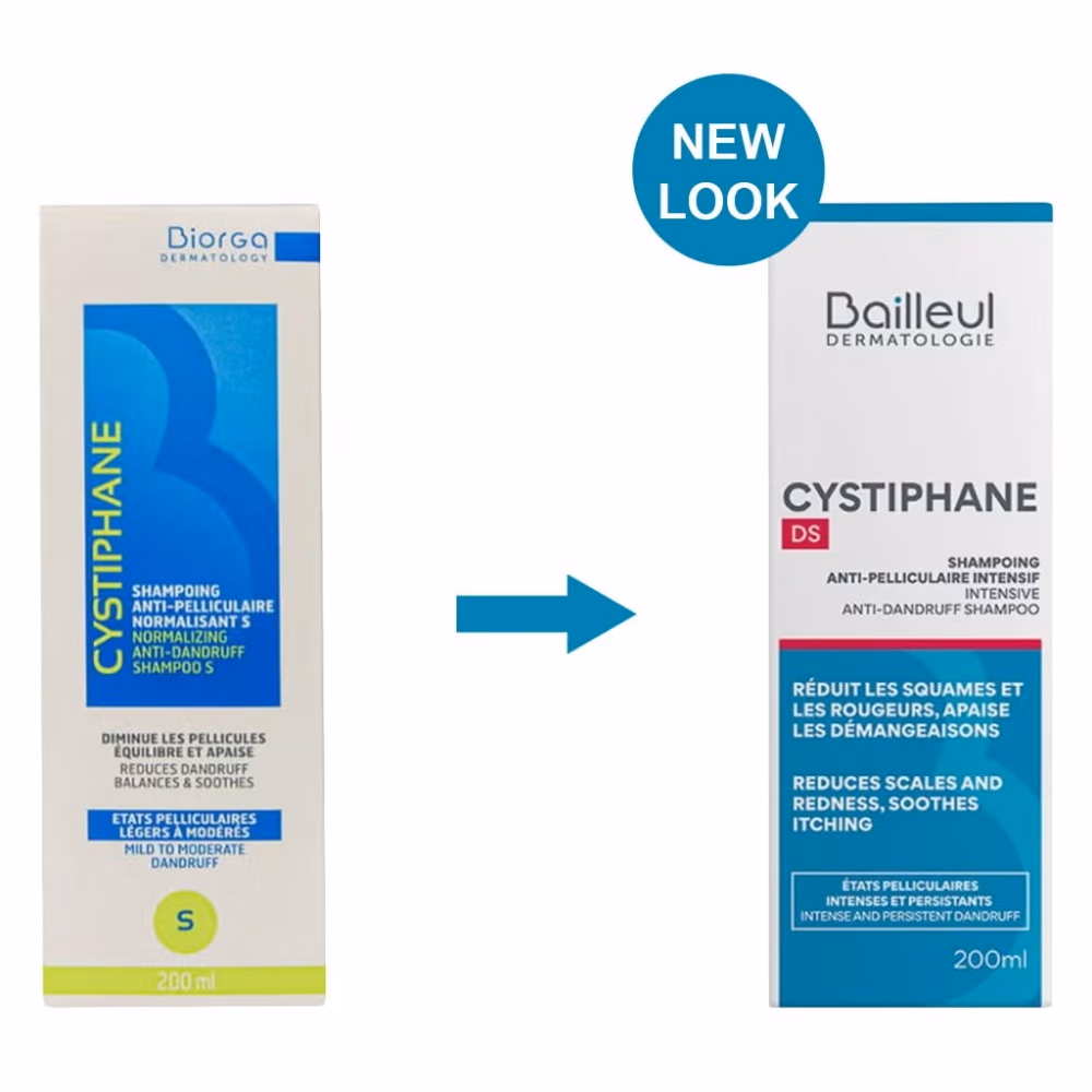 Biorga Cystiphane  Normalizing Anti-Dandruff Shampoo S 200ml 2