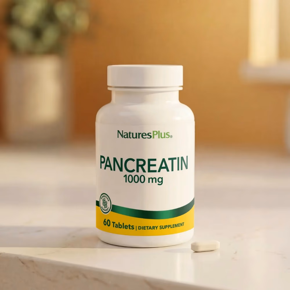 Natures Plus  Pancreatin 1000mg 60s 4