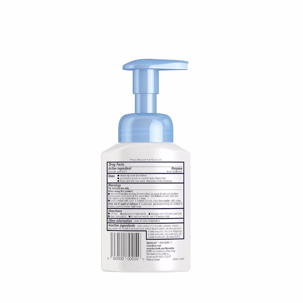 Biore Baking Soda Acne Cleansing Foam 200Ml 5
