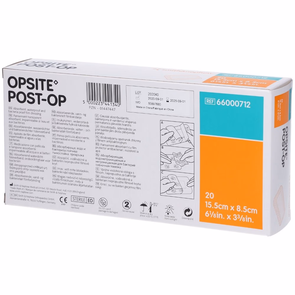 Opsite Post Op 15.5cm x 8.5cm 20s 3