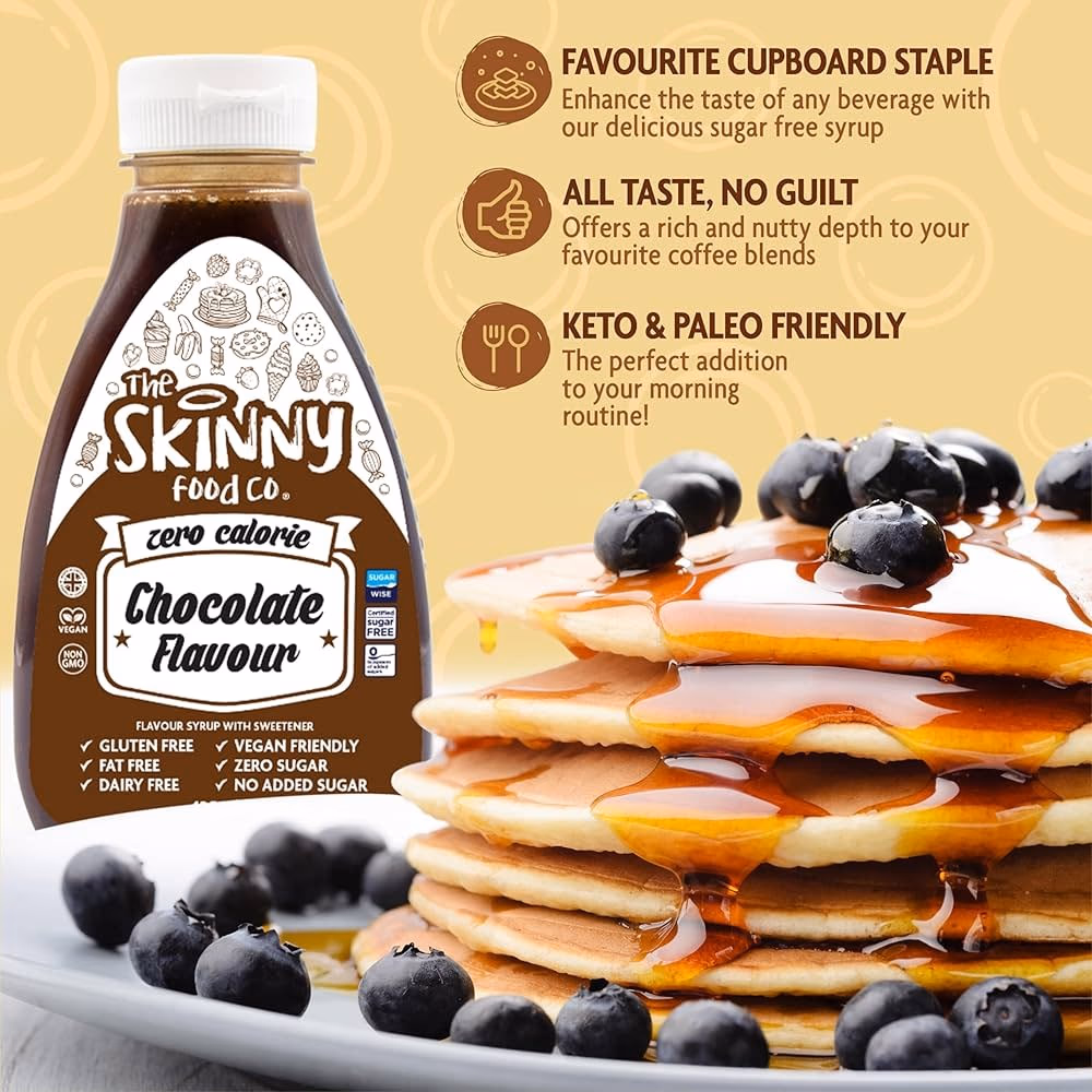 The Skinny Food Chocolate Flavour Syrup 425ml 2