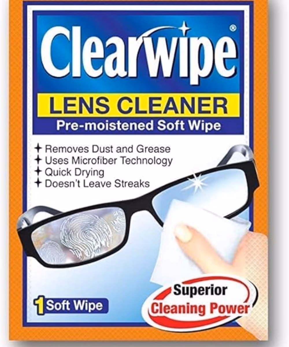 Clear Lens Cleaner Wipes 20s 4