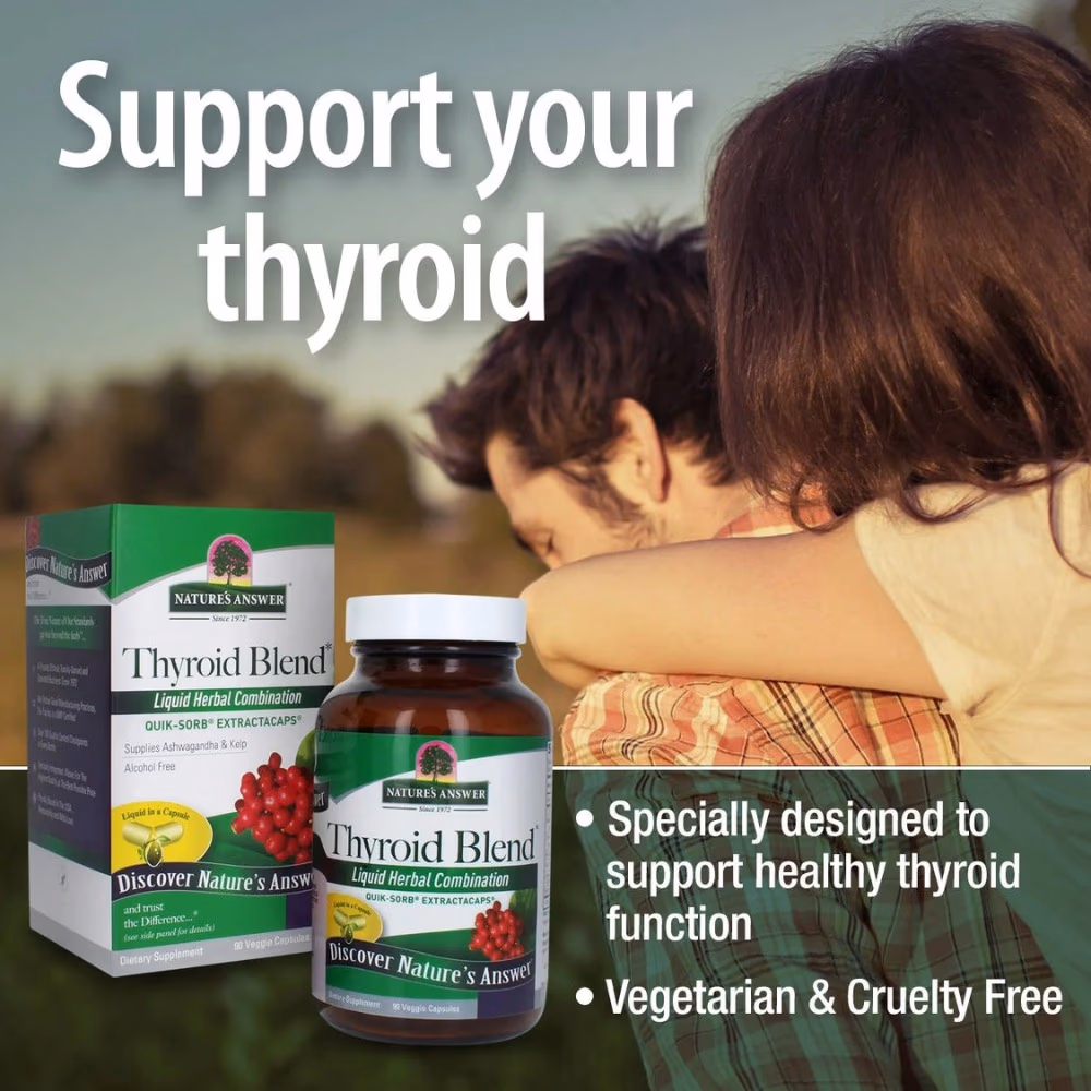 Natures Answer Thyroid Blend 90 Vegetarian Capsules 2