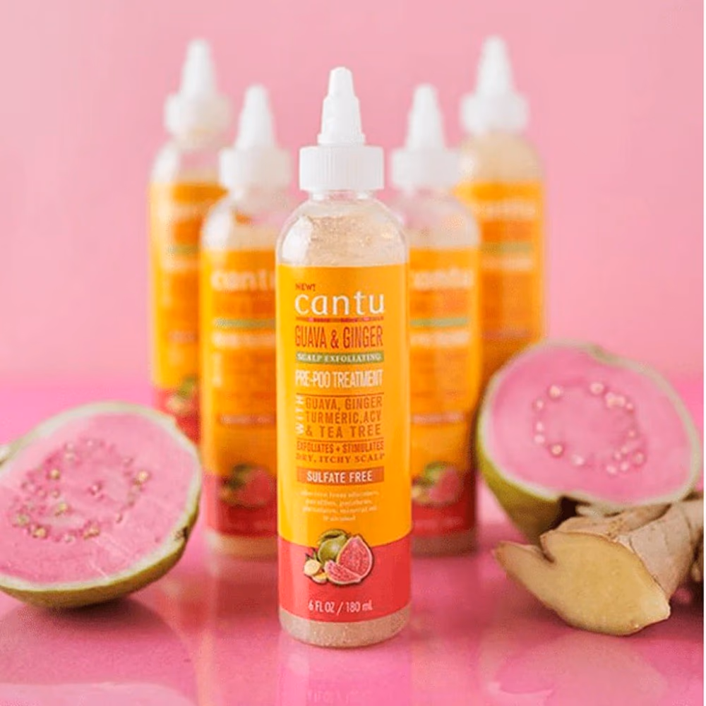 Cantu Guava & Ginger Scalp Pre-Poo Treatment 180ml  5