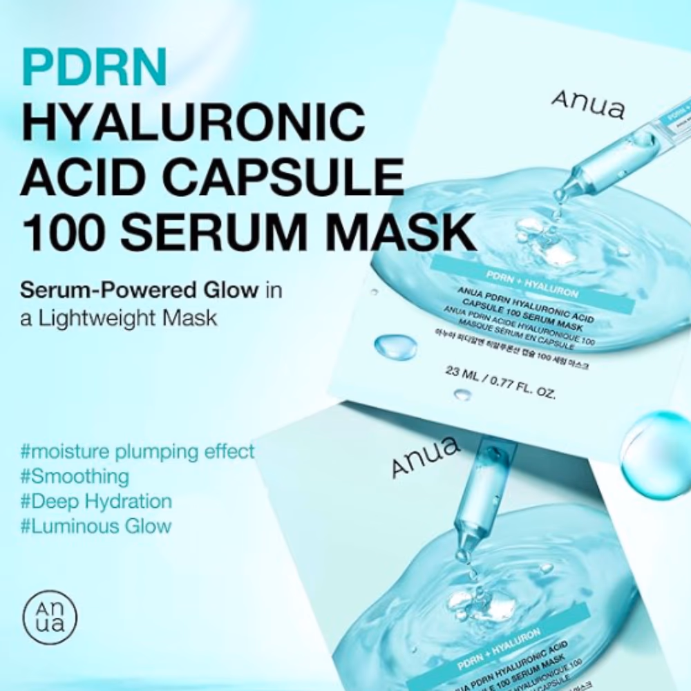 Anua PDRN Hyaluronic Acid Capsule 100 Serum Mask (6s) 2