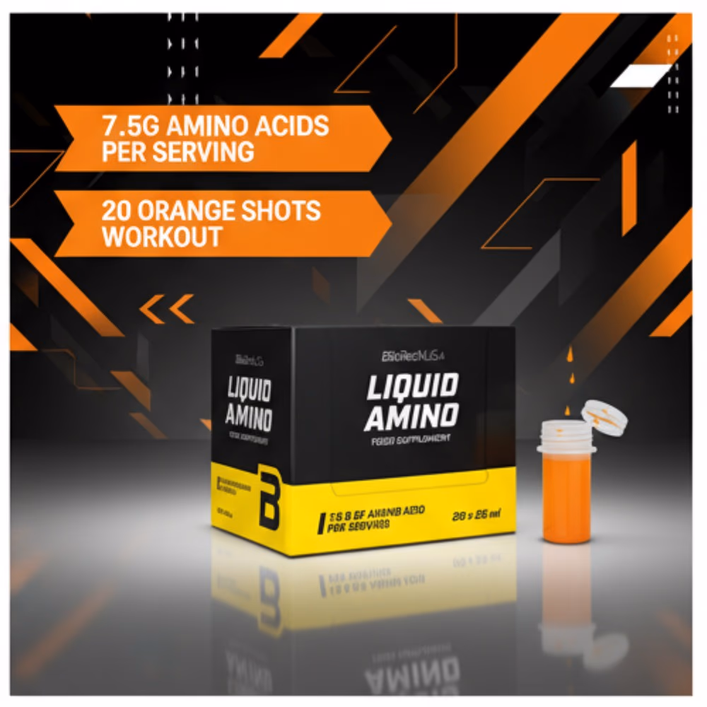 BioTechUSA Amino Liquid Orange Shot 20s 5