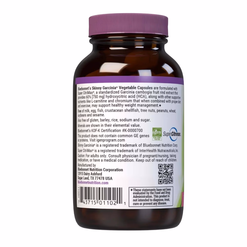 Bluebonnet Skinny Garcinia VegCapsules 90S  2