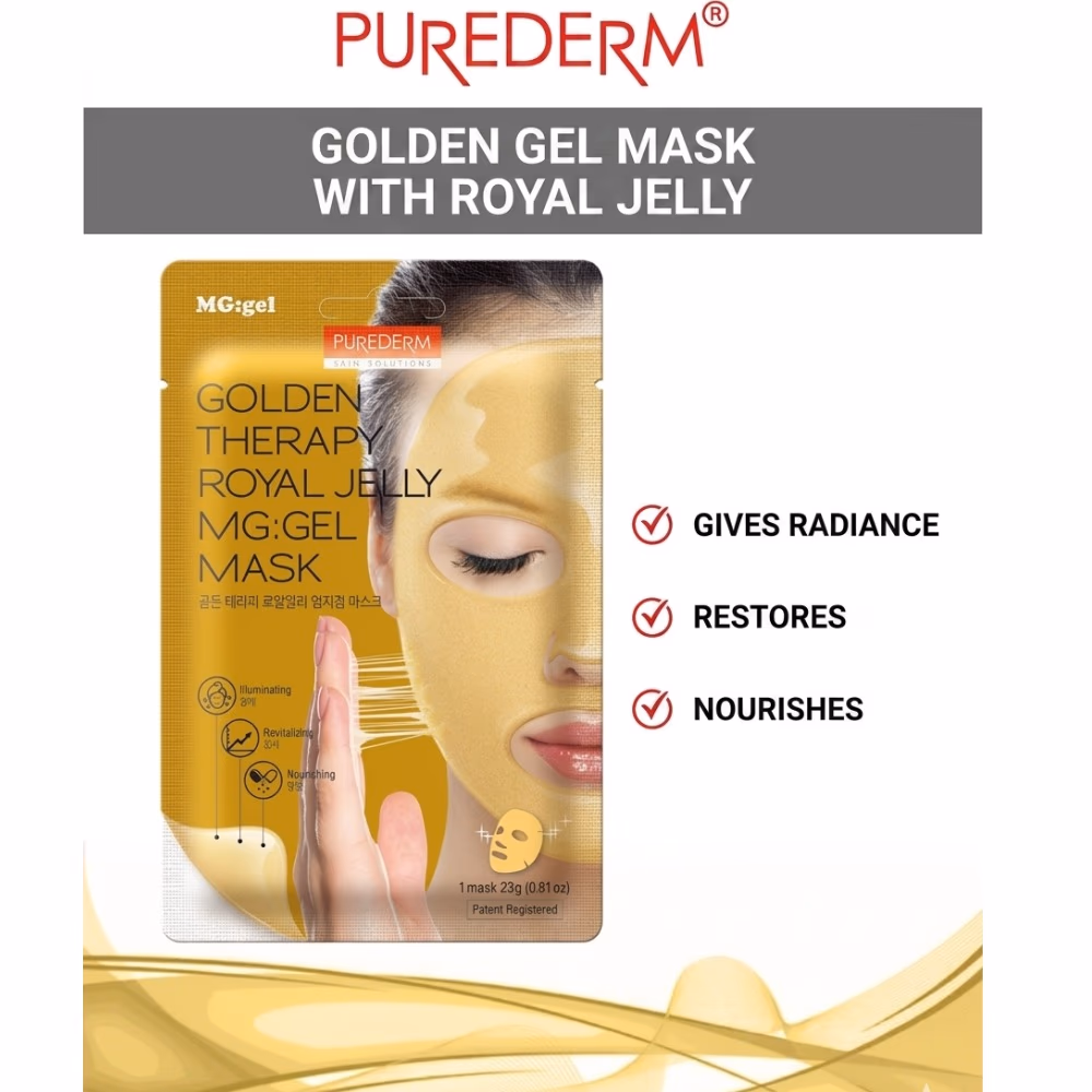 Purederm Golden Therapy Royal Jelly Mask 2S ADS-384 3