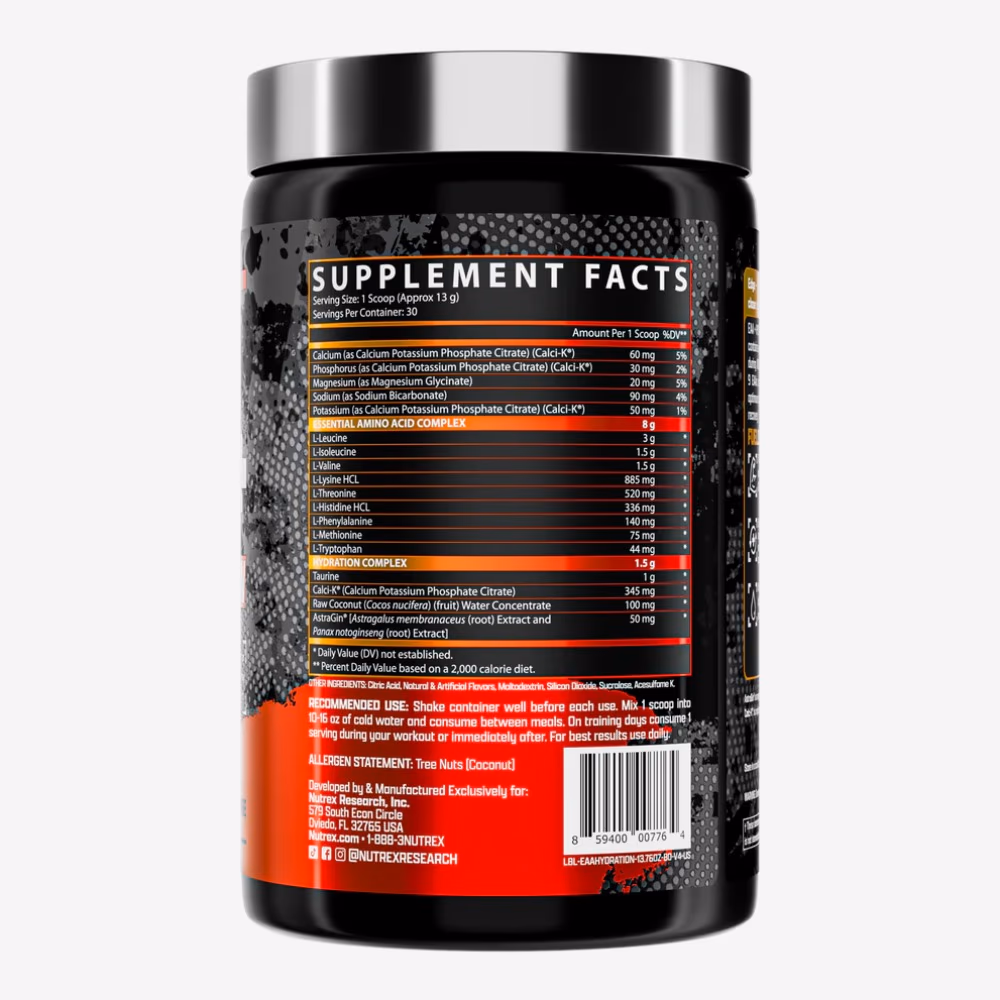 Nutrex EAA+ Hydration Its Mango Time 390g 3