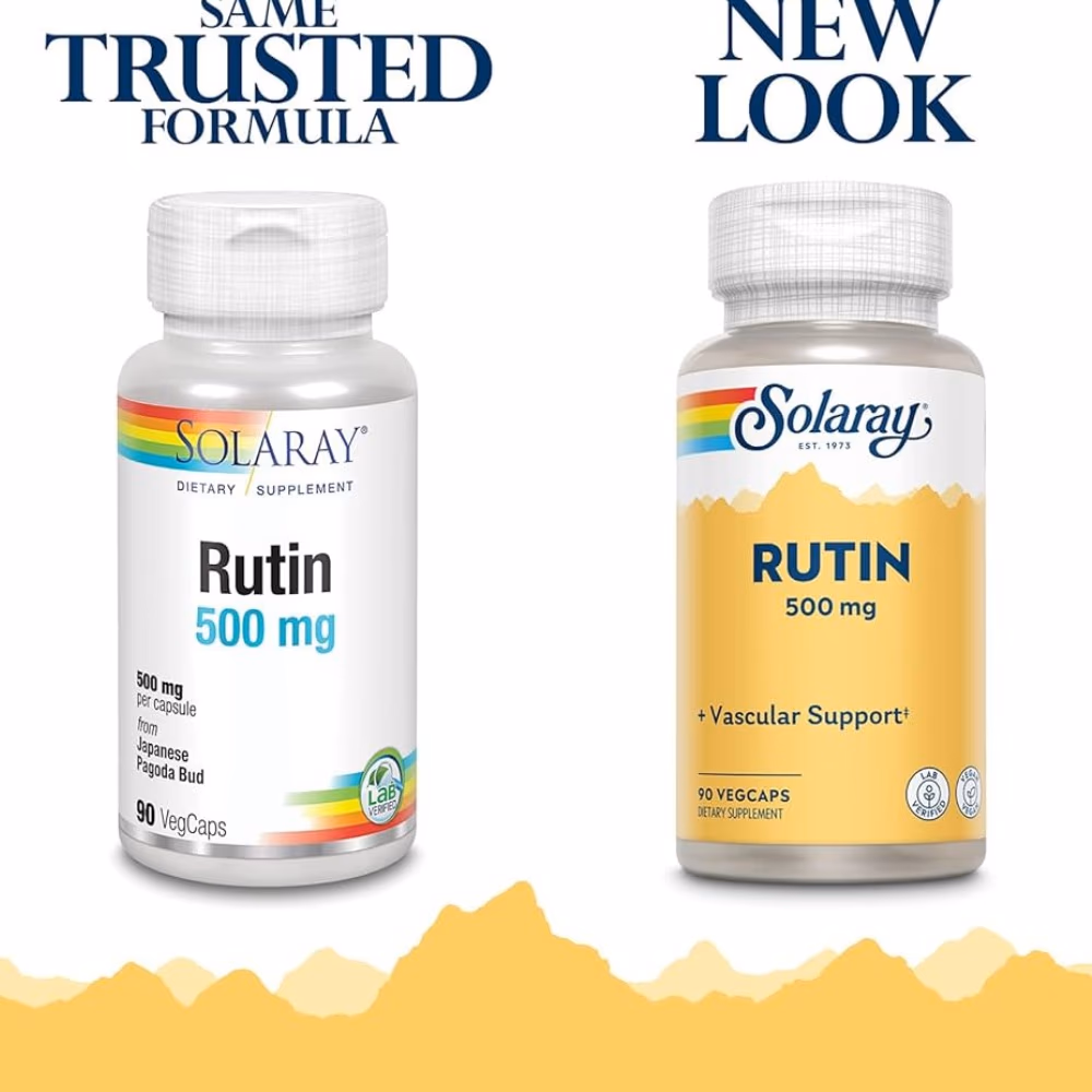 Solaray Rutin 500mg 90 Veg Caps 2