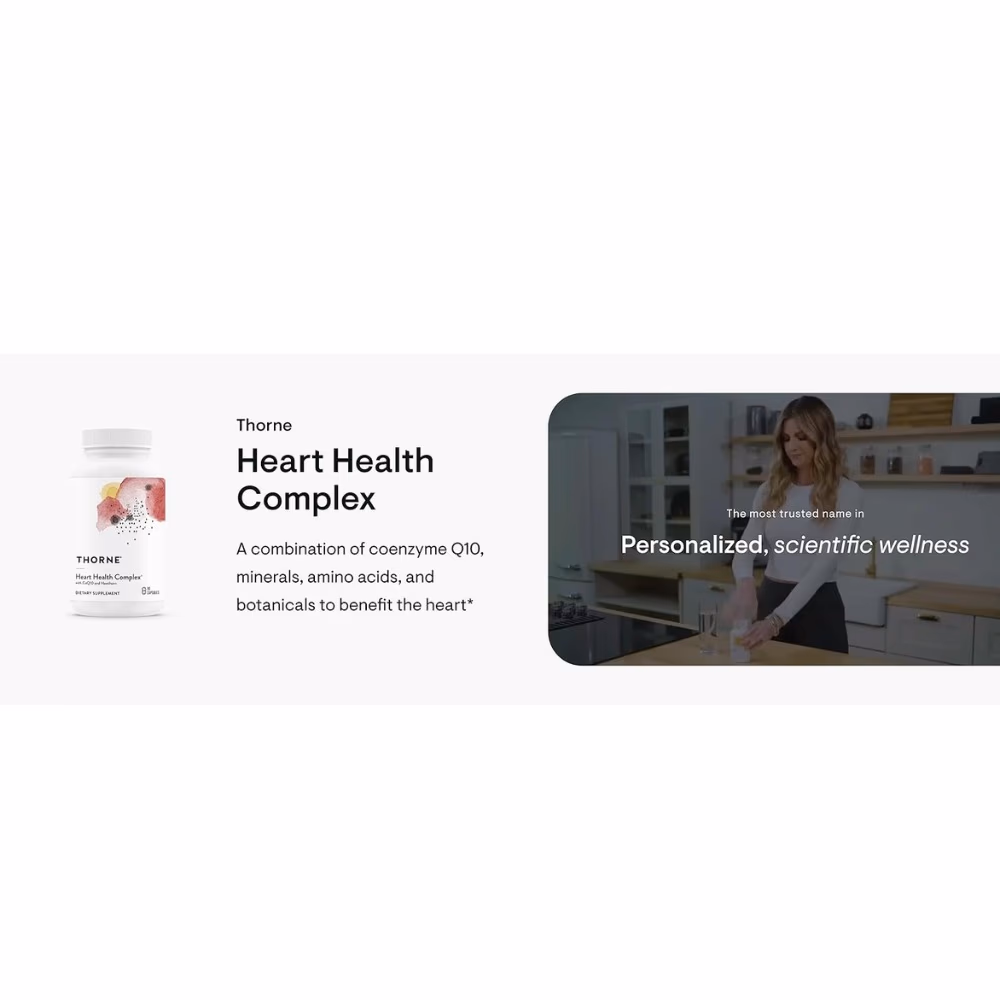 Thorne Heart Health Complex 90 Capsules 3