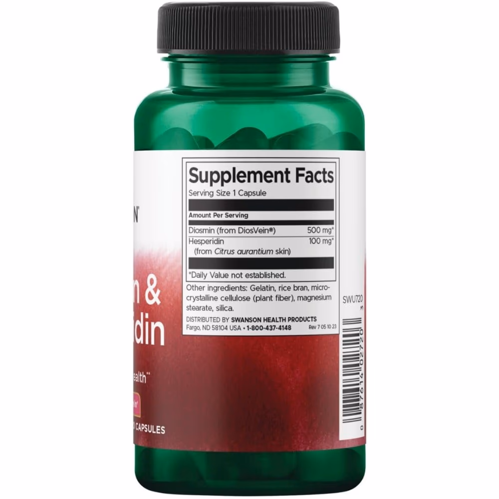 Swanson Diosmin & Hesperidin-60 Capsules 2