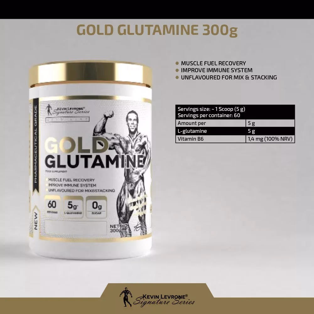 Kevin Levrone Gold Glutamine Powder 300gm 4