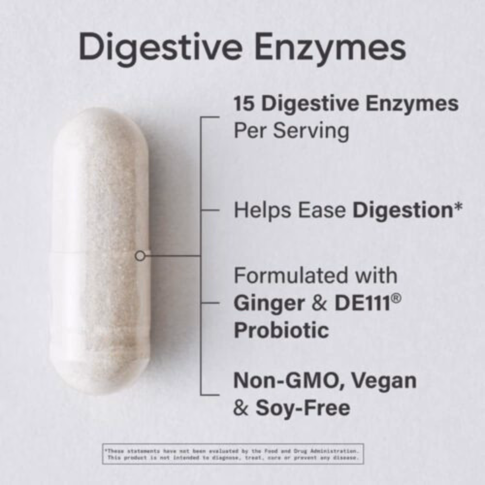 Sports Research Plant-Based Digestive Enzymes -90 Capsules 2