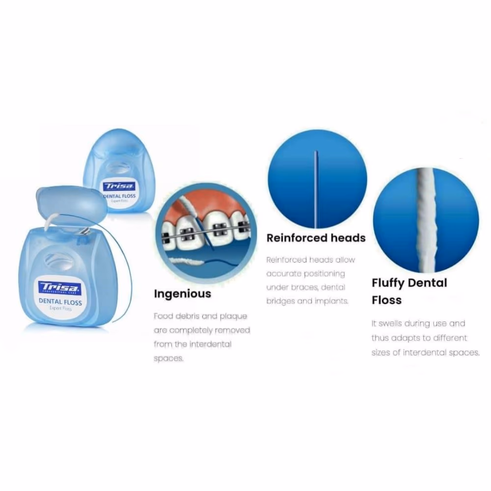 Trisa Expert Dental Floss Mint 30s  3