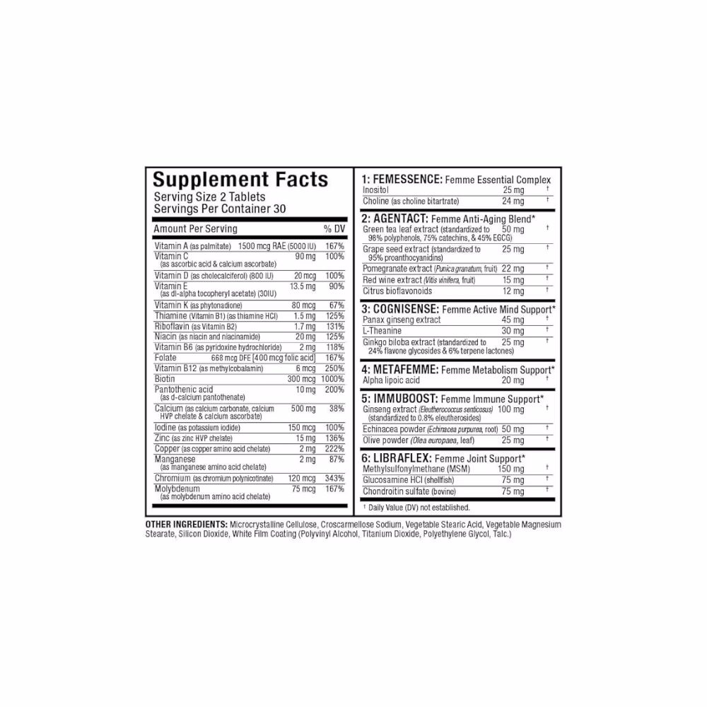 AllMax Vitaform for Women Tablets 60s – Women’s Multivitamin Supplement 3