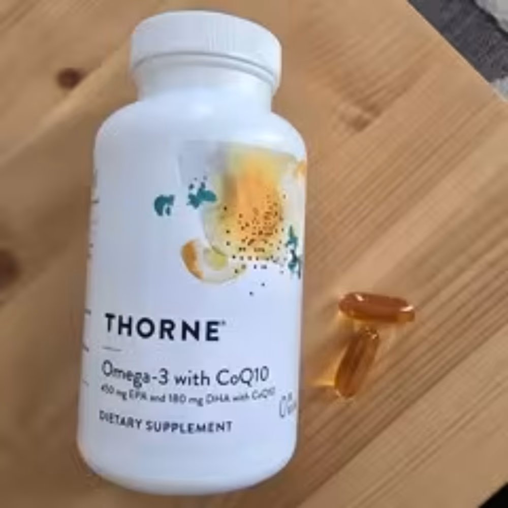 Thorne Omega-3 with CoQ10 90 Softgels 2